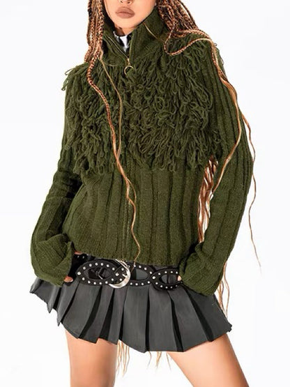 'Cashmere' Y2k Boho Long Sleeves Fluffy Flattering Shirts AlielNosirrah