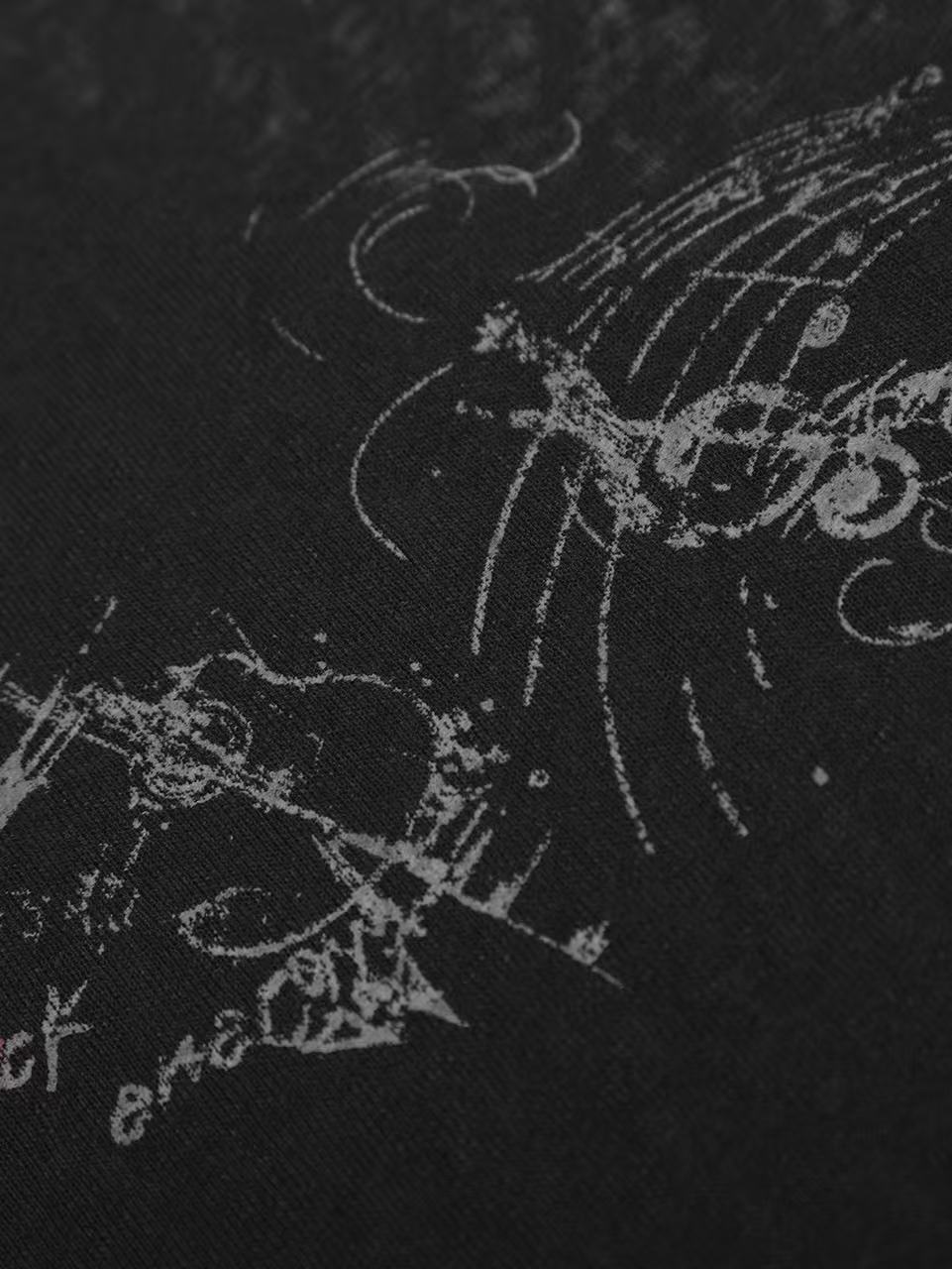 'Melody Era' Music Note Print Scoop Neck T-Shirt AlielNosirrah