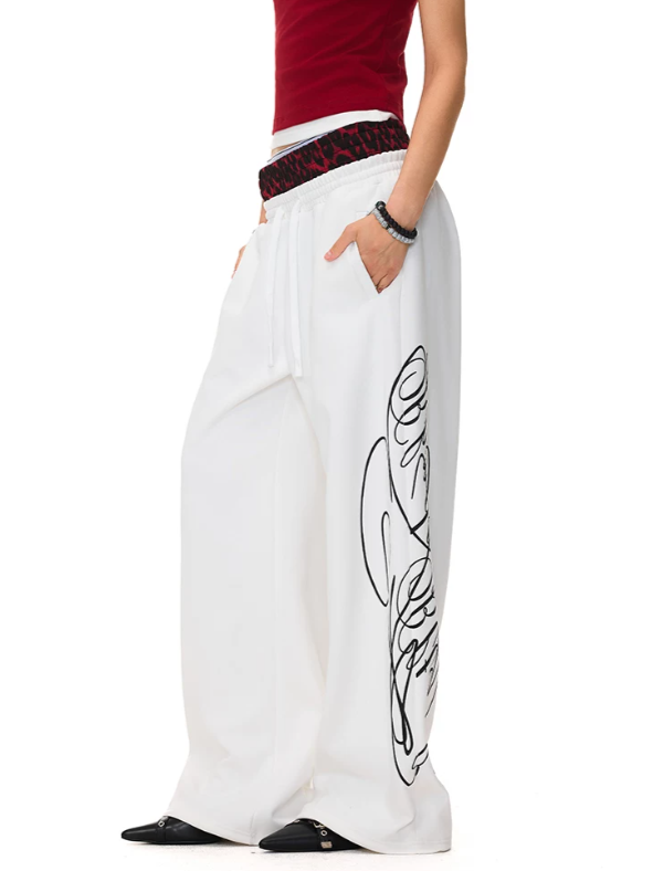 'Untamed Doll' Vintage Leopard Print Lounge Pants AlielNosirrah