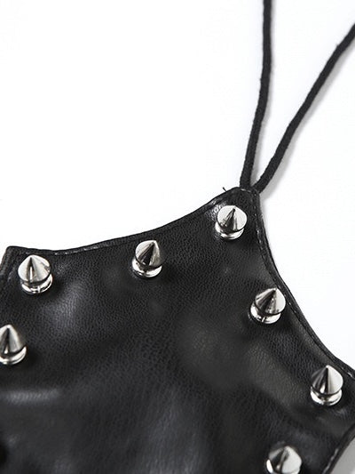 'Rivet Tempt' Y2k Sexy Rivet Cross Cami Top