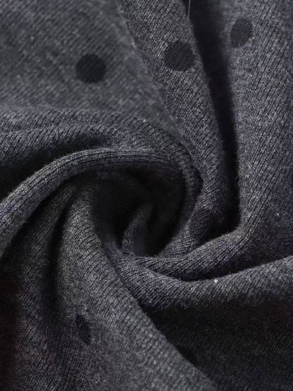 'Dopamine Skull' Skull Polka Dot Short Sleeve T-Shirt AlielNosirrah