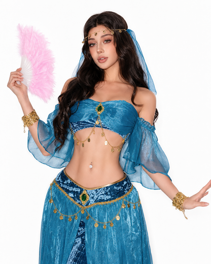 'Egyptian Princess' Halloween Cosplay Jasmine Dress