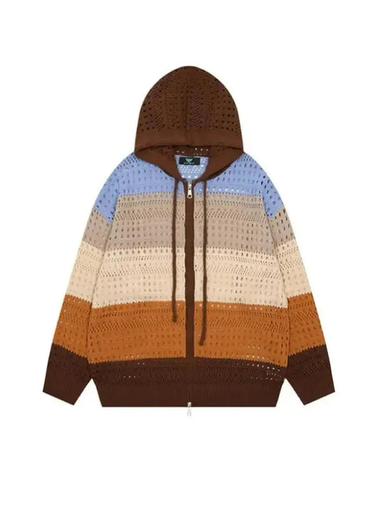 ‘Butter Cookies' Oversized Pastel  Hollow Out Vintage Sweater AlielNosirrah