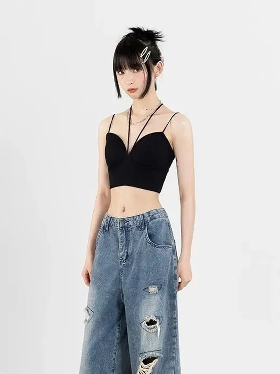 'Tribe' Wasteland Punk Push-up Anti-Slip Cami Top AlielNosirrah