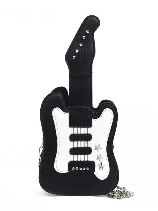 'Bass' Kawaii Y2k Guitar Shape Bag AlielNosirrah