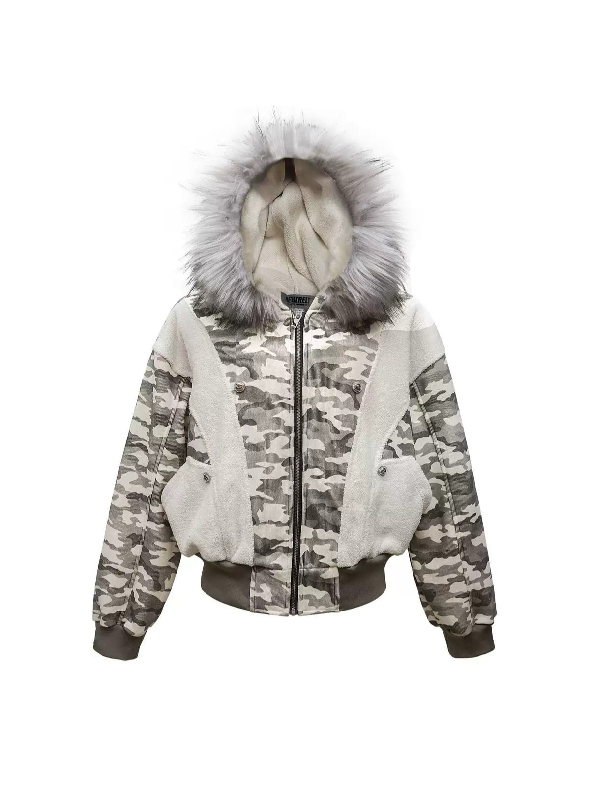 'Cold Bones' Y2k Grunge Streetstyle Skeleton Fluffy Hoodie AlielNosirrah