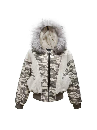 'Cold Bones' Y2k Grunge Streetstyle Skeleton Fluffy Hoodie AlielNosirrah