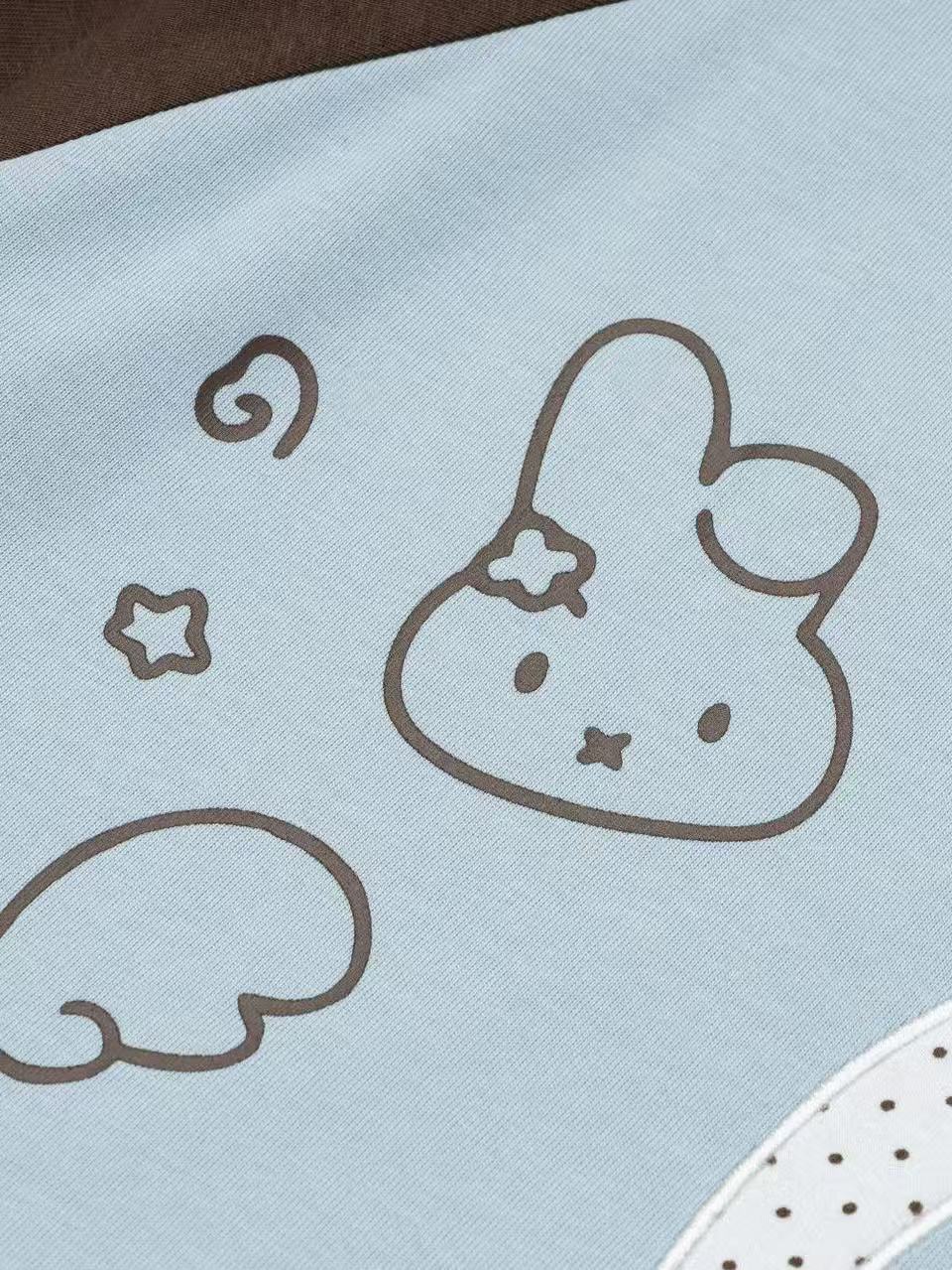 'Bubble Note' Y2K Embroidered Music Note Loose T-Shirt (Copy) AlielNosirrah