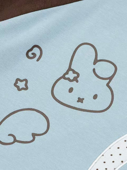 'Bubble Note' Y2K Embroidered Music Note Loose T-Shirt (Copy) AlielNosirrah