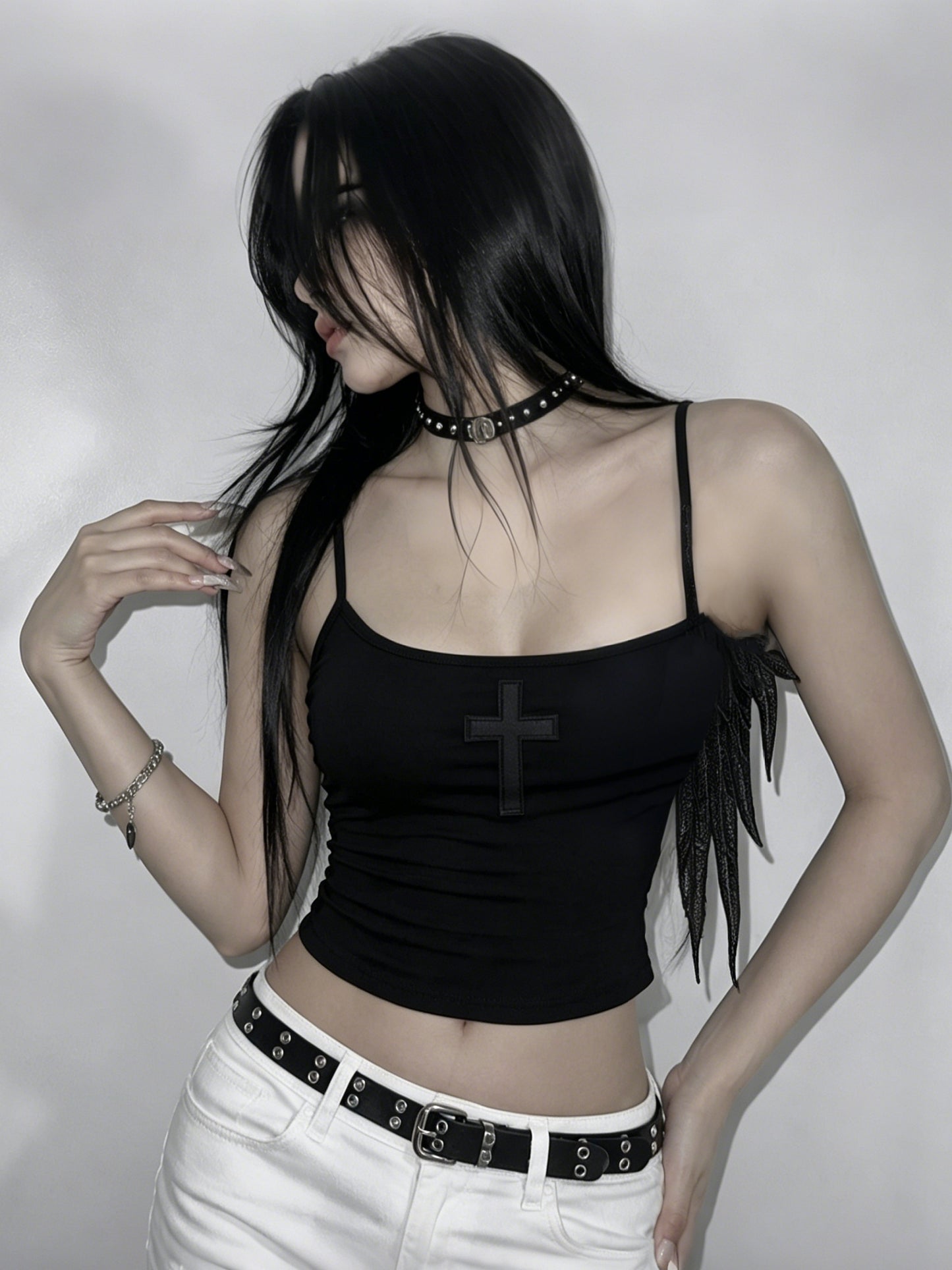 'Angel Wish' Dream Core Angel Wings Camisole With Built in Bra