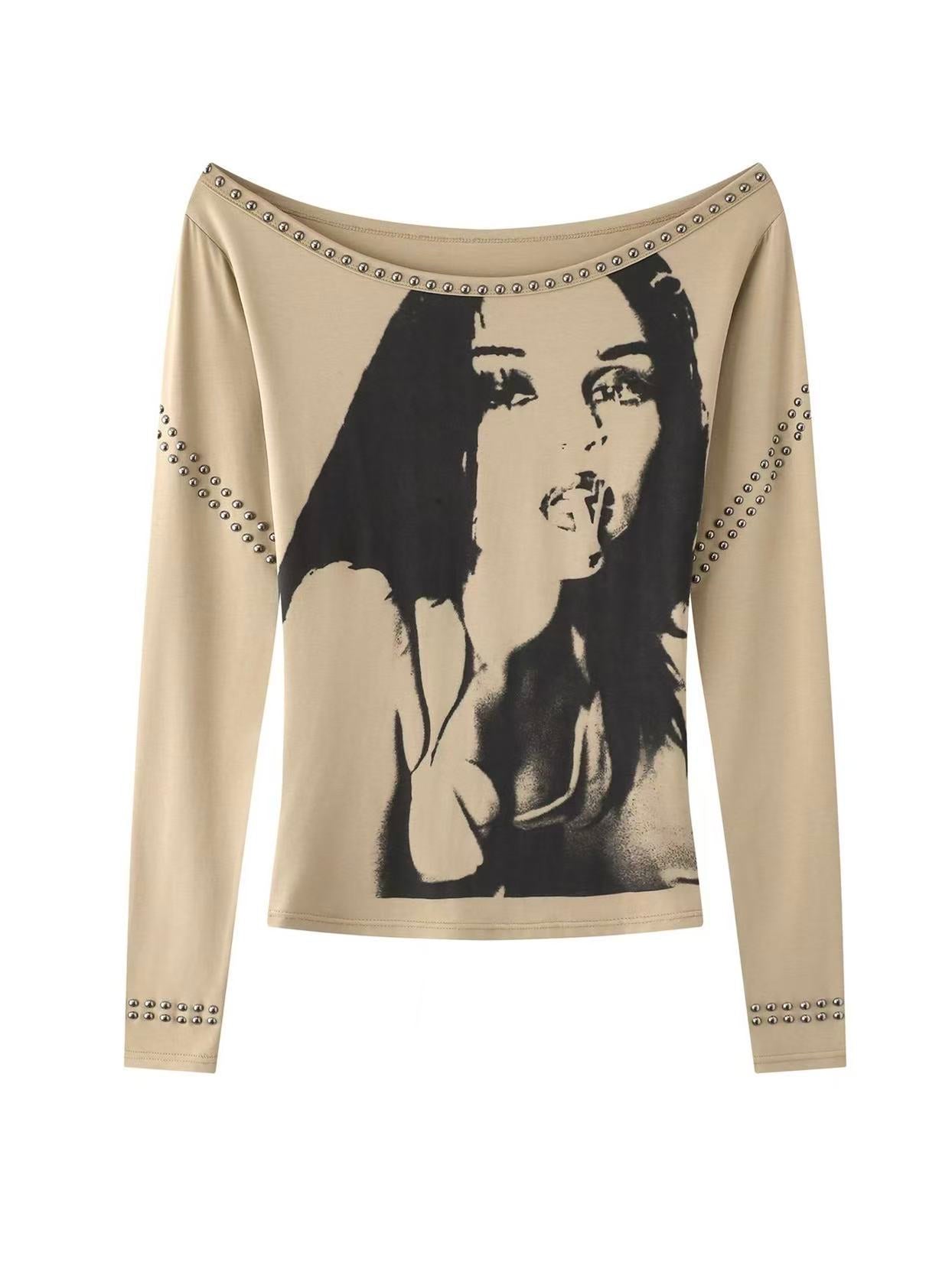vintage-mirage-vintage-studded-portrait-print-off-shoulder-long-sleeve-top-1