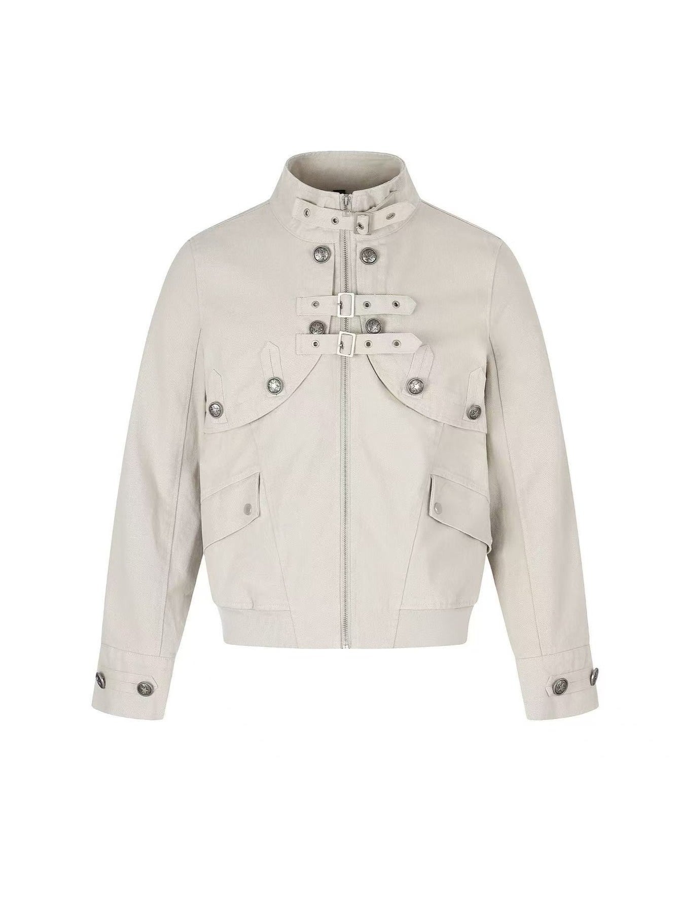 'VibeCargo' Vintage US Style Light Punk Workwear Jacket