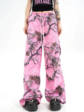 Load image into Gallery viewer, &#39;Adventure&#39; Graffiti Forests Oversized Drawstring Pants AlielNosirrah
