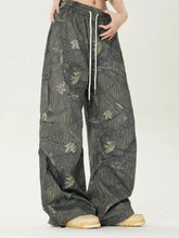 Load image into Gallery viewer, &#39;Adventure&#39; Graffiti Forests Oversized Drawstring Pants AlielNosirrah
