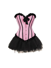 Load image into Gallery viewer, &#39;American Sweetheart&#39; Pink Corset Ballet Core Dress Set AlielNosirrah
