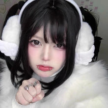 Load image into Gallery viewer, &#39;Angle Wish&#39; Kawaii Angle Wings Earmuffs AlielNosirrah
