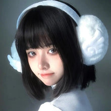 Load image into Gallery viewer, &#39;Angle Wish&#39; Kawaii Angle Wings Earmuffs AlielNosirrah
