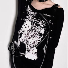 Load image into Gallery viewer, &#39;Awareness&#39; Dark Punk Sprayed Graphic Shirts Tees AlielNosirrah
