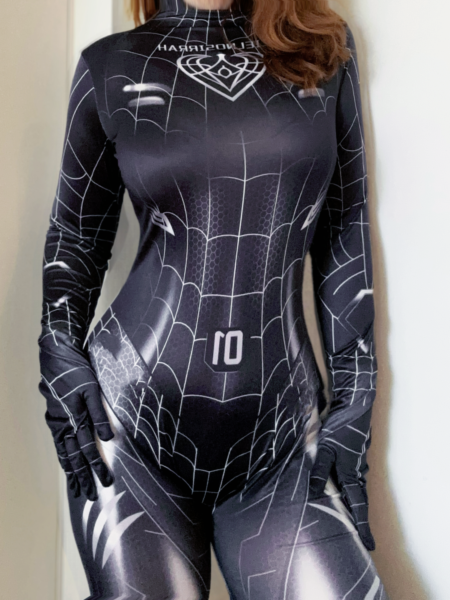 'Cyber Attack' Upgraded US Sized Stretchy Tight Costume Bodysuit AlielNosirrah