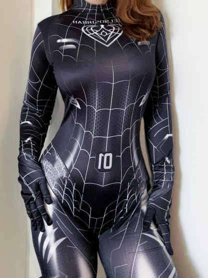 'Cyber Attack' Upgraded US Sized Stretchy Tight Costume Bodysuit AlielNosirrah