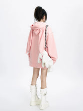 Load image into Gallery viewer, &#39;Big Ears&#39; Street Fashion Simple Hooded Bunny Sweatshirt AlielNosirrah
