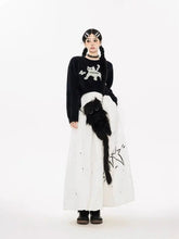 Load image into Gallery viewer, &#39;Black Cat Market&#39; Cat Prints Sweater AlielNosirrah
