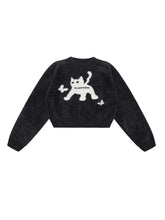 Load image into Gallery viewer, &#39;Black Cat Market&#39; Cat Prints Sweater AlielNosirrah

