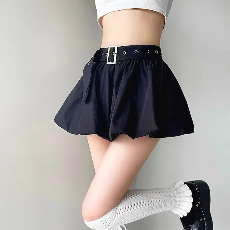 'Bloom' Dark Buckle Bubble Skirts AlielNosirrah