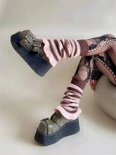 Load image into Gallery viewer, &#39;Blooming&#39; Ruffle Acrylic Summer Leg Warmers AlielNosirrah
