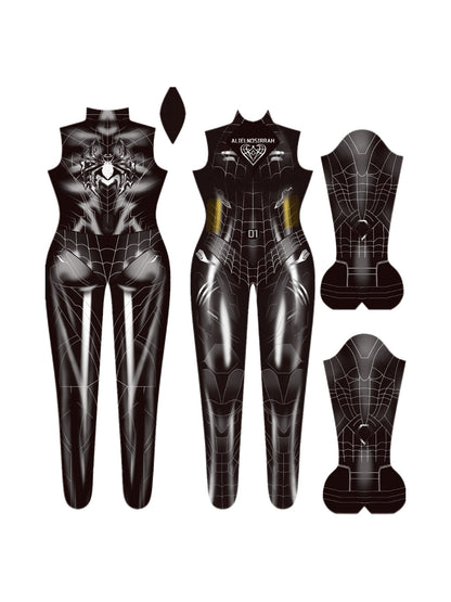 'Cyber Attack' Upgraded US Sized Stretchy Tight Costume Bodysuit AlielNosirrah