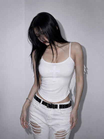 'Angel Wish' Dream Core Angel Wings Camisole With Built in Bra