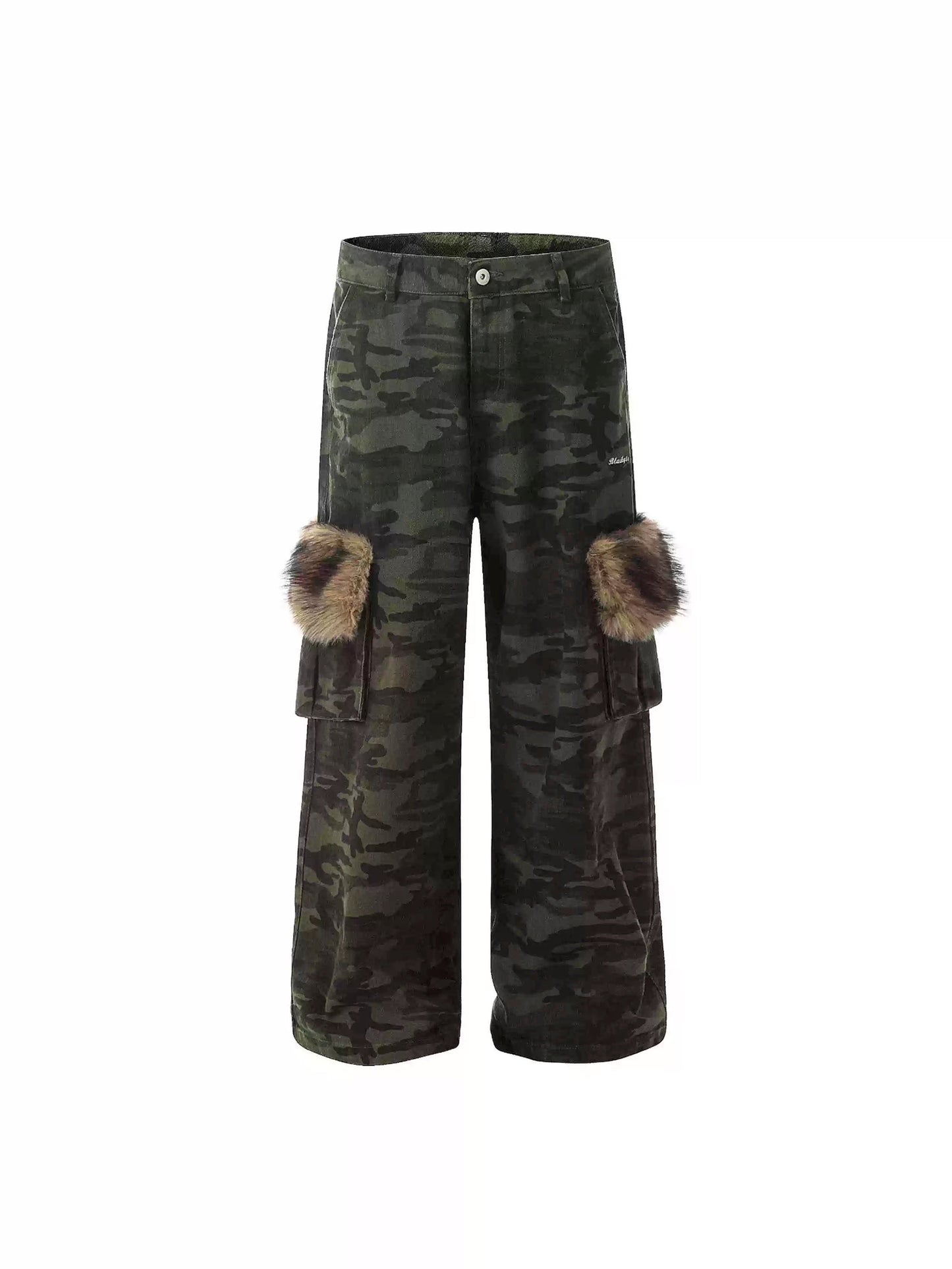 'Wild Hunt' Streetstyle Cargo Fur Camouflage Multi Pocket Pants AlielNosirrah