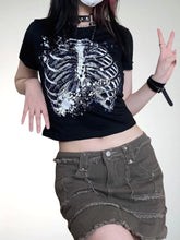 Load image into Gallery viewer, &#39;CT&#39; Dark Punk Body Cage Graphic Tees AlielNosirrah
