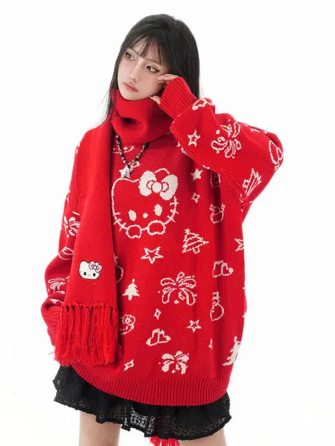 ’Candy Bomb‘ Kawaii Christmas Patterns Outfit Sweater AlielNosirrah