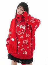 Load image into Gallery viewer, ’Candy Bomb‘ Kawaii Christmas Patterns Outfit Sweater AlielNosirrah
