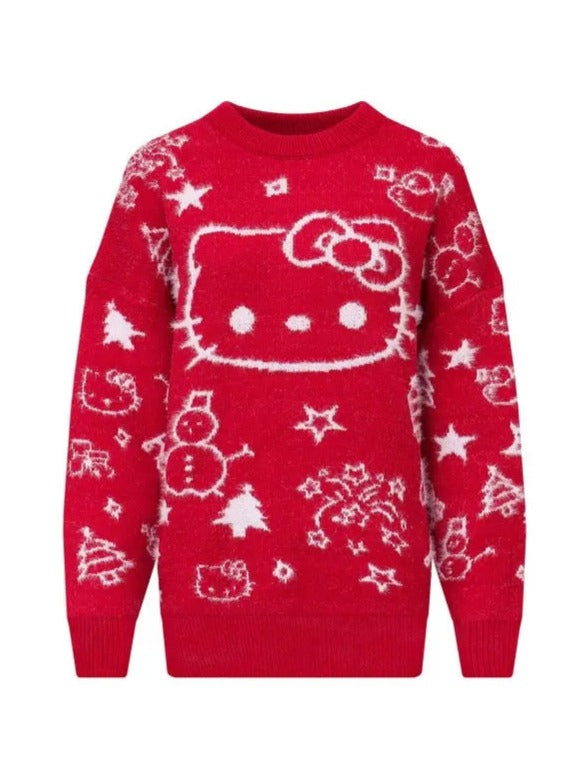 'Candy Bomb' Kawaii Christmas Patterns Outfit Sweater AlielNosirrah
