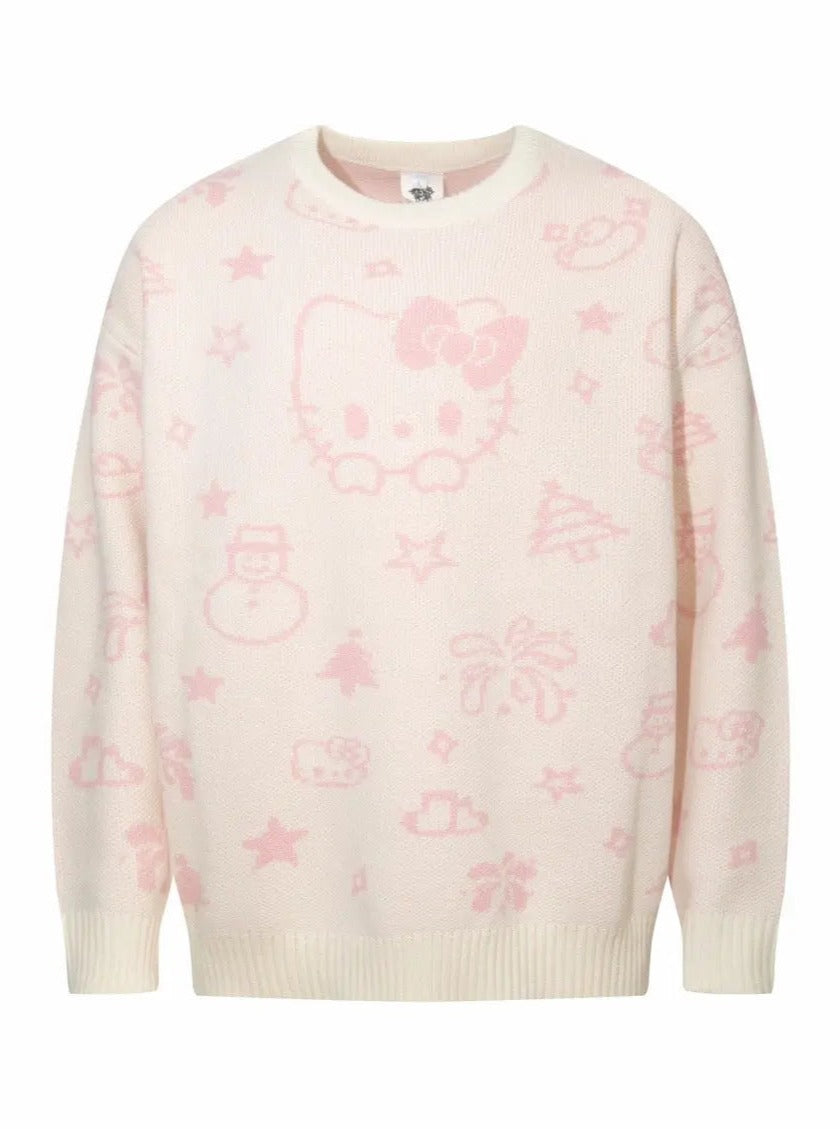 'Candy Bomb' Kawaii Christmas Patterns Outfit Sweater AlielNosirrah