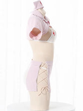 Load image into Gallery viewer, &#39;Caring Babe&#39; Nurse  Lace Up Bikini Costume AlielNosirrah
