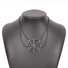 Load image into Gallery viewer, &#39;Catch Me&#39; Punk Spider Metal Necklace AlielNosirrah
