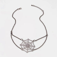 Load image into Gallery viewer, &#39;Catch Me&#39; Punk Spider Metal Necklace AlielNosirrah
