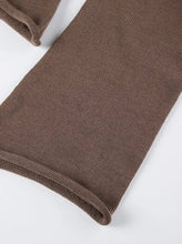 Load image into Gallery viewer, ‘Chocolate Croissant’ Chunky Knit Bell Sleeve Sweater AlielNosirrah
