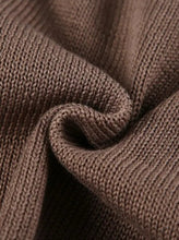 Load image into Gallery viewer, ‘Chocolate Croissant’ Chunky Knit Bell Sleeve Sweater AlielNosirrah
