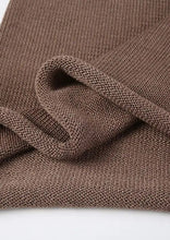 Load image into Gallery viewer, ‘Chocolate Croissant’ Chunky Knit Bell Sleeve Sweater AlielNosirrah
