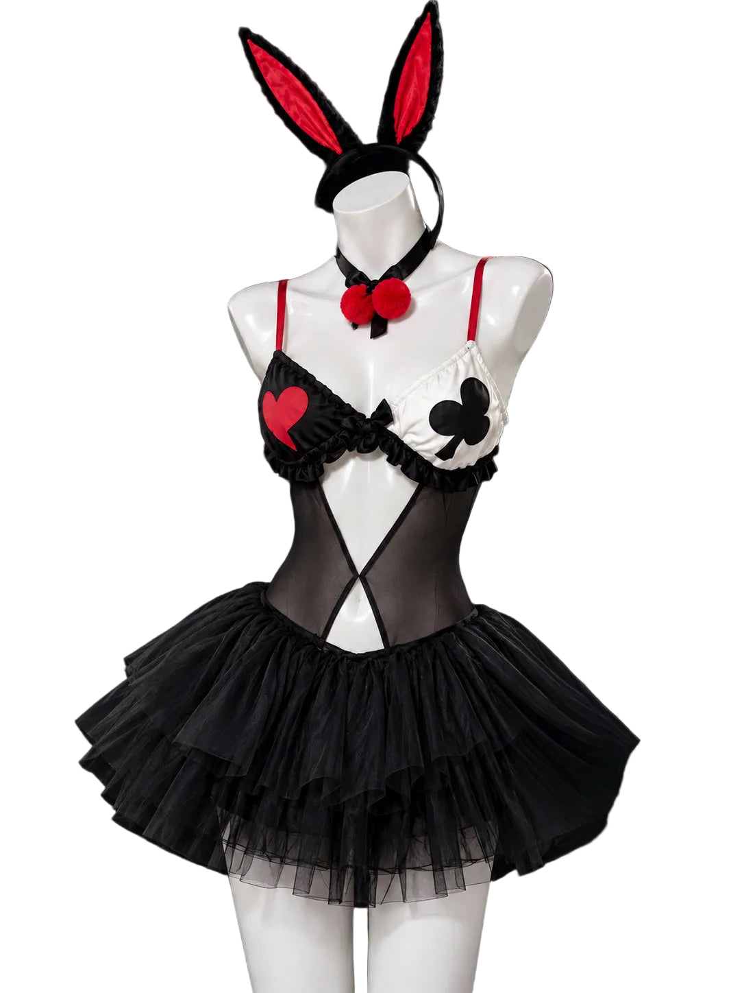 ‘Joker’ Sexy Halter Bunny Joker Girl Halloween Costume Sets
