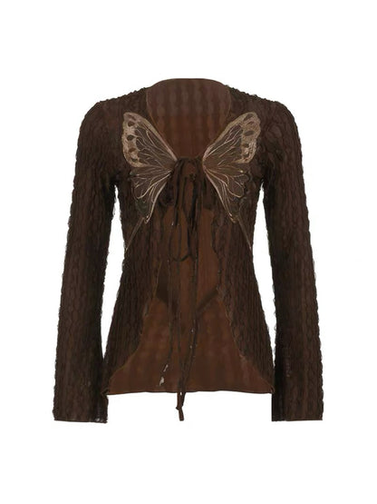 ’Catch Me' Cave Girl Leopard Ruffle One Shoulder Top AlielNosirrah