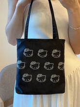 Load image into Gallery viewer, &#39;Daydreaming&#39; Coquette Silky Rhinestone Kitty Bag AlielNosirrah

