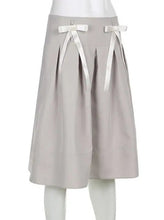 Load image into Gallery viewer, ‘Deja Vu’ Detachable Bow Pleated Skirt AlielNosirrah
