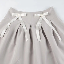 Load image into Gallery viewer, ‘Deja Vu’ Detachable Bow Pleated Skirt AlielNosirrah
