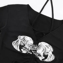 Load image into Gallery viewer, &#39;Division&#39; Drawstring Short Sleeve Top AlielNosirrah
