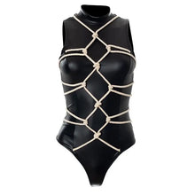Load image into Gallery viewer, &#39;Domination&#39; Punk Leather Rope Tank Top AlielNosirrah
